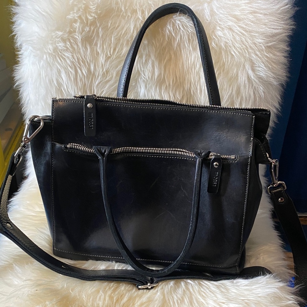 M0851 Leather Tote Bag